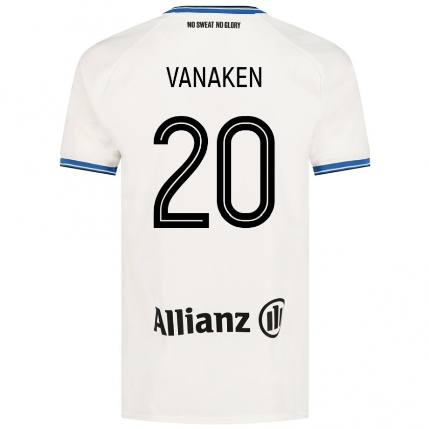 Kandiny Herren Hans Vanaken #20 Weiß Auswärtstrikot Trikot 2024/25 T-Shirt