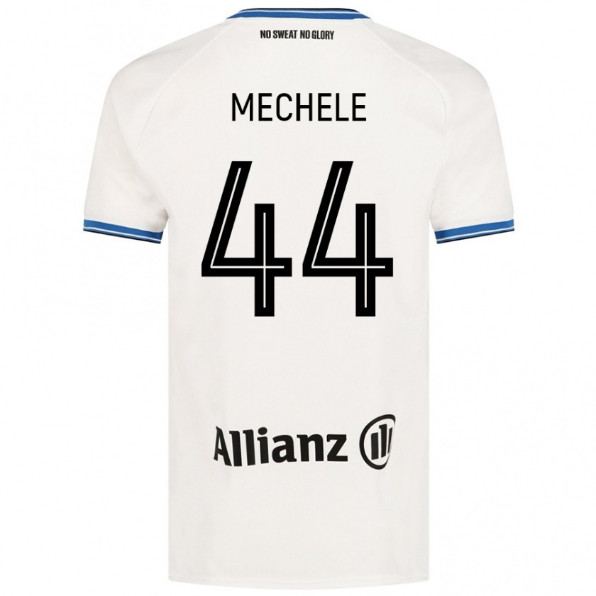 Kandiny Herren Brandon Mechele #44 Weiß Auswärtstrikot Trikot 2024/25 T-Shirt