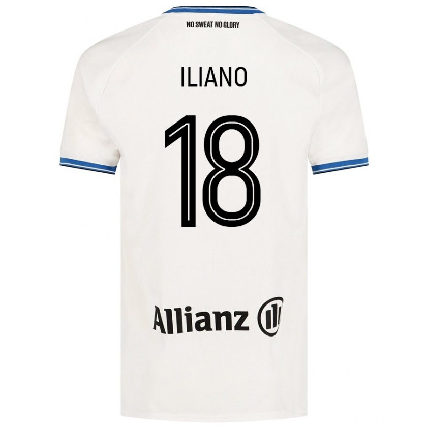 Kandiny Herren Isabelle Iliano #18 Weiß Auswärtstrikot Trikot 2024/25 T-Shirt