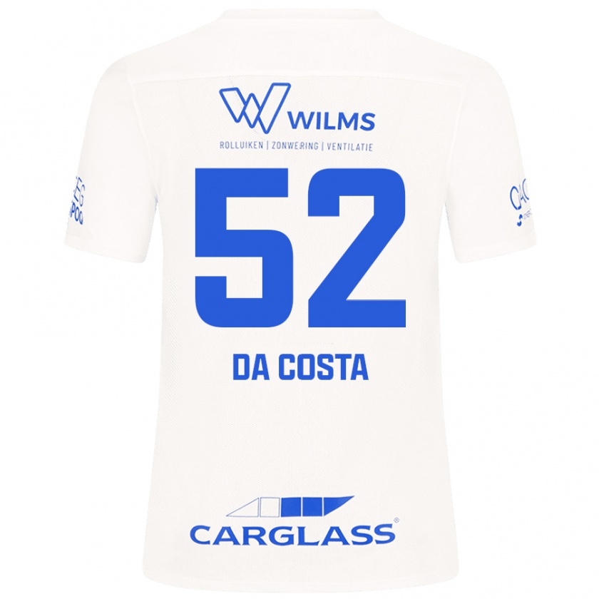 Kandiny Herren Wilson Da Costa #52 Weiß Auswärtstrikot Trikot 2024/25 T-Shirt