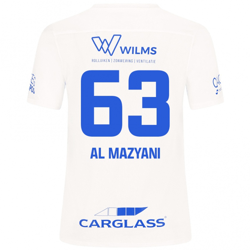 Kandiny Herren Faissal Al Mazyani #63 Weiß Auswärtstrikot Trikot 2024/25 T-Shirt