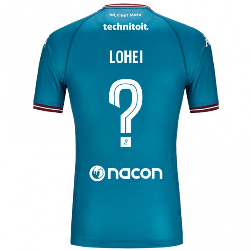 Kandiny Herren Fabio Lohei #0 Blau Petrol Auswärtstrikot Trikot 2024/25 T-Shirt