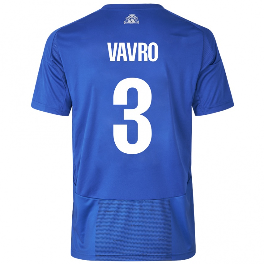 Kandiny Herren Denis Vavro #3 Weiß Blau Auswärtstrikot Trikot 2024/25 T-Shirt