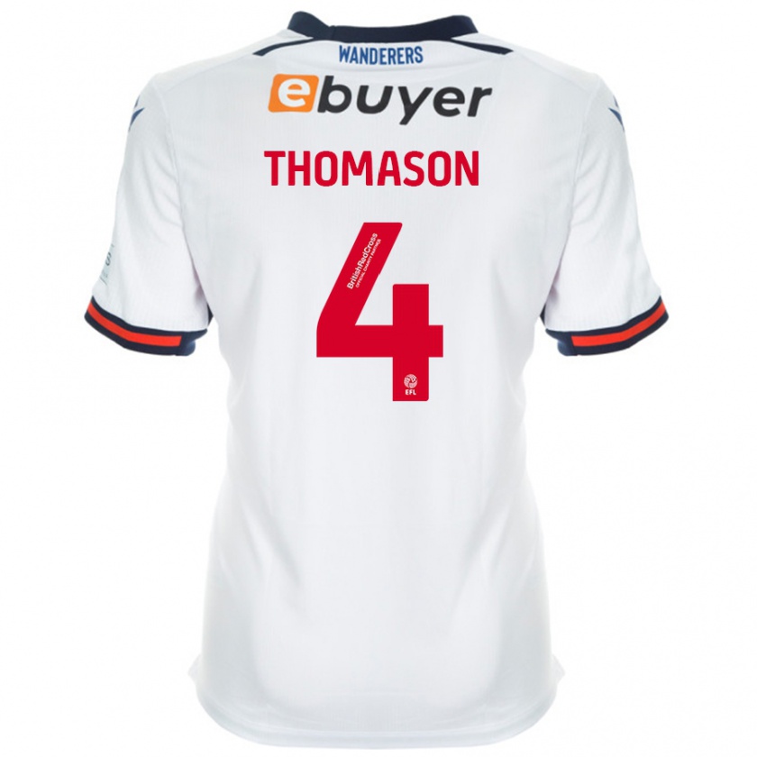 Kandiny Damen George Thomason #4 Weiß Heimtrikot Trikot 2024/25 T-Shirt