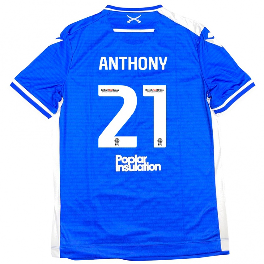 Kandiny Damen Micah Anthony #21 Blau Weiß Heimtrikot Trikot 2024/25 T-Shirt