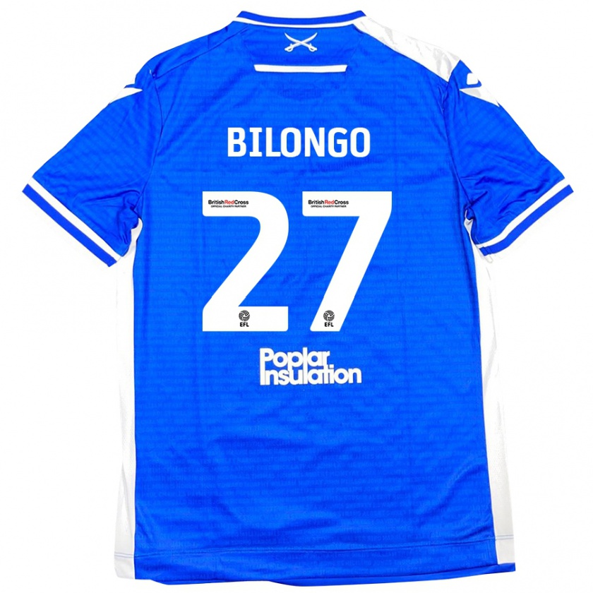 Kandiny Damen Bryant Bilongo #27 Blau Weiß Heimtrikot Trikot 2024/25 T-Shirt