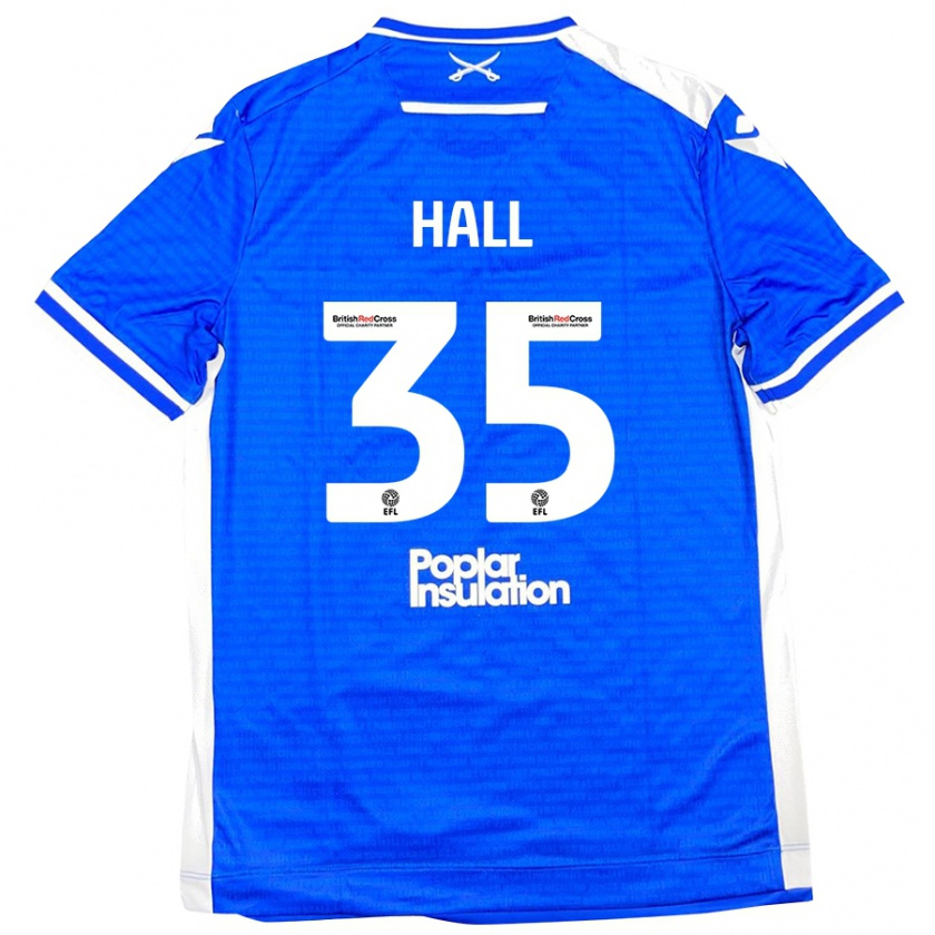 Kandiny Damen Matt Hall #35 Blau Weiß Heimtrikot Trikot 2024/25 T-Shirt