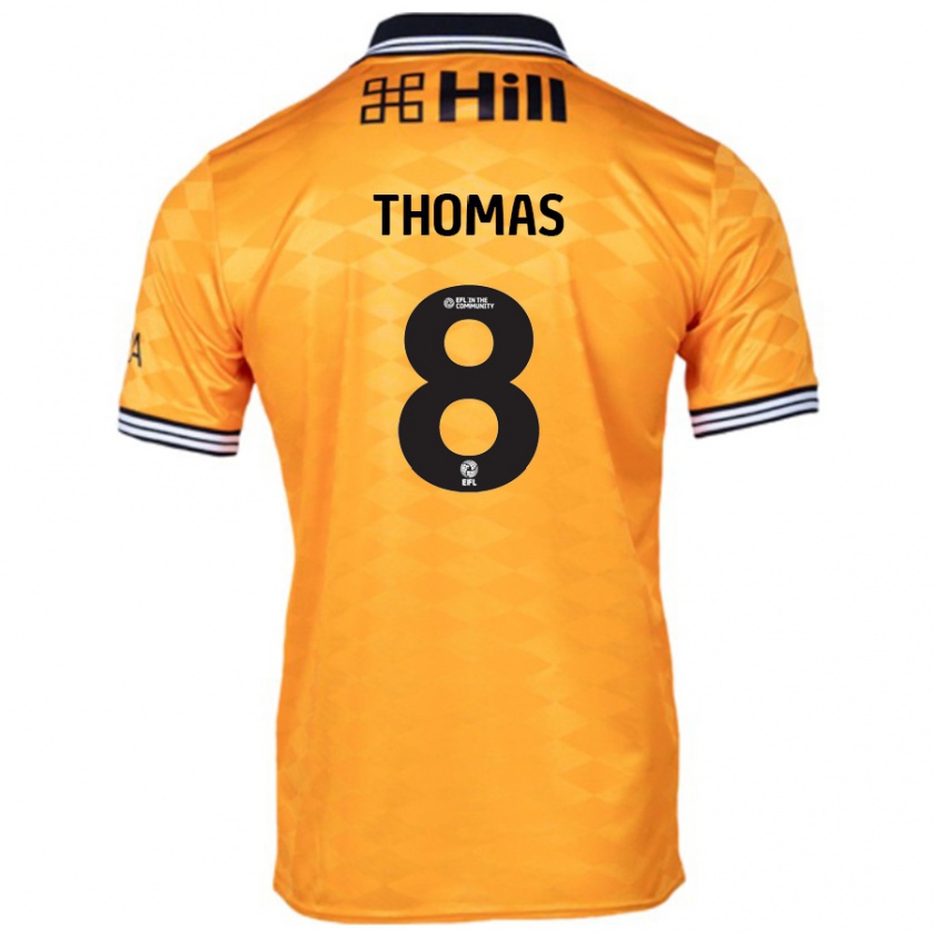 Kandiny Damen George Thomas #8 Orange Heimtrikot Trikot 2024/25 T-Shirt