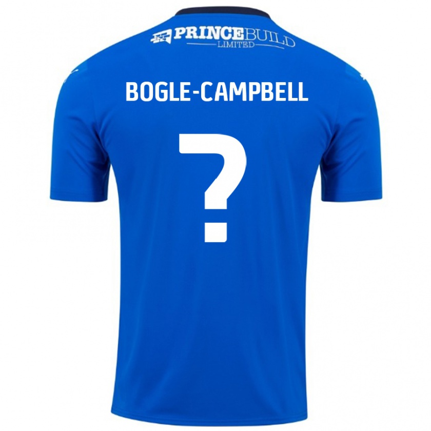 Kandiny Damen Ma'kel Bogle-Campbell #0 Blau Weiß Heimtrikot Trikot 2024/25 T-Shirt