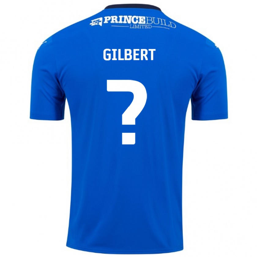 Kandiny Damen Luke Gilbert #0 Blau Weiß Heimtrikot Trikot 2024/25 T-Shirt