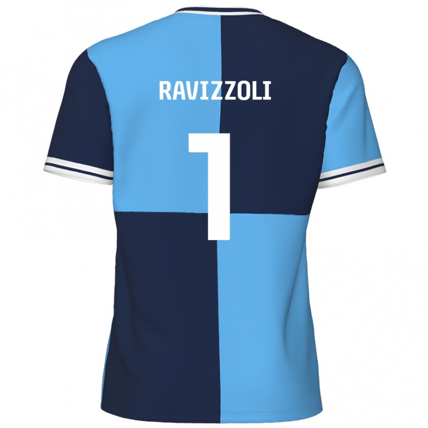 Kandiny Damen Franco Ravizzoli #1 Himmelblau Dunkelblau Heimtrikot Trikot 2024/25 T-Shirt