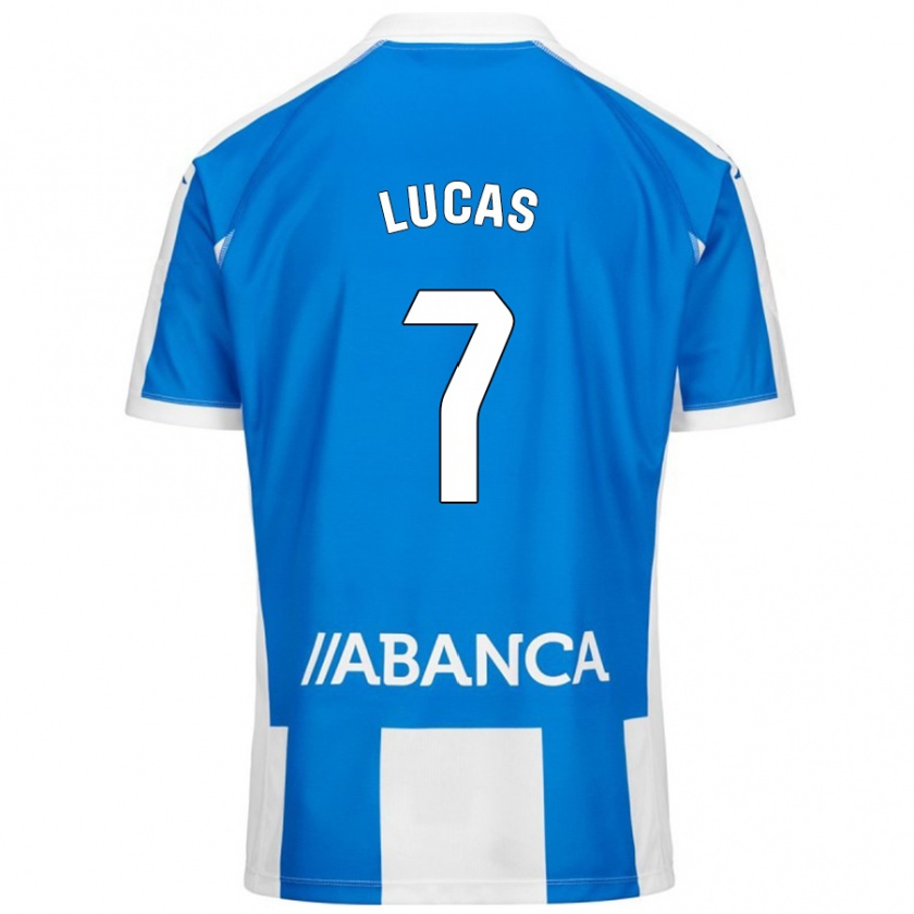 Kandiny Damen Lucas Pérez #7 Blau Weiß Heimtrikot Trikot 2024/25 T-Shirt