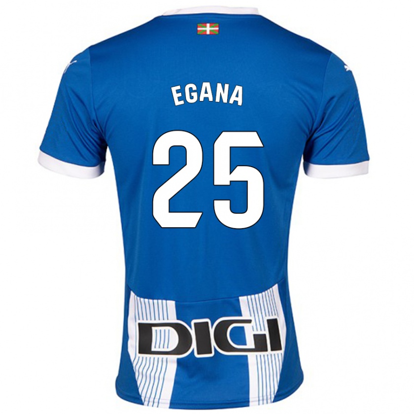 Kandiny Damen Eider Egaña #25 Blau Heimtrikot Trikot 2024/25 T-Shirt