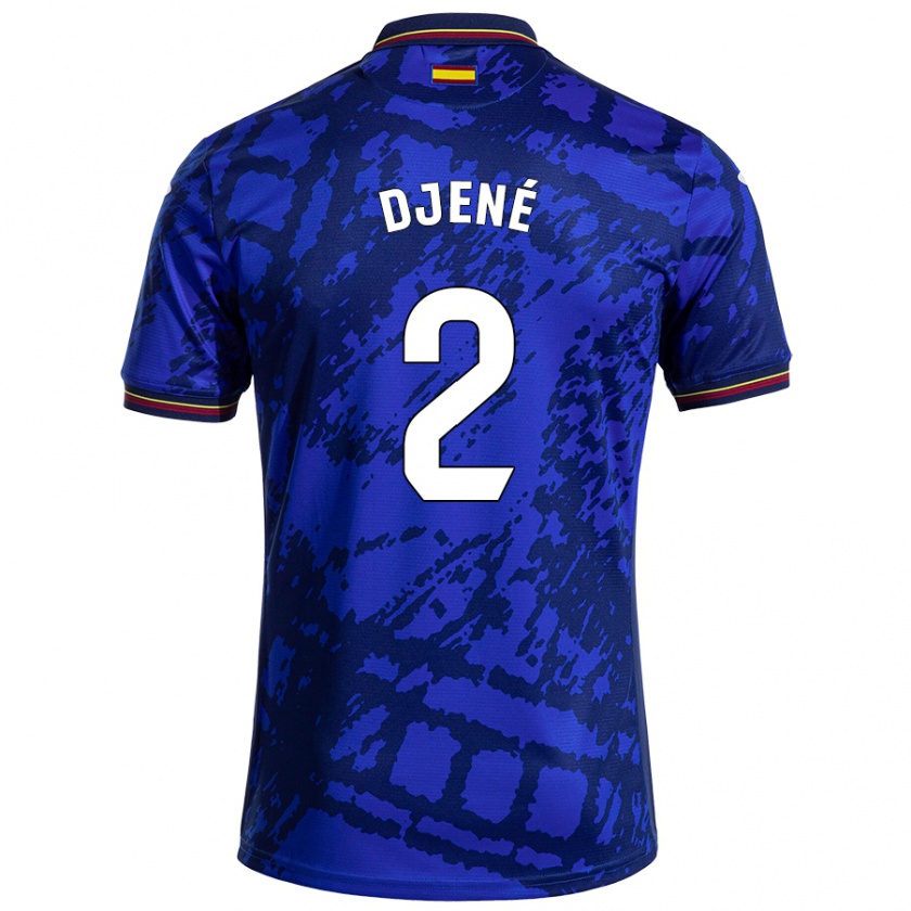 Kandiny Damen Djené #2 Dunkleres Blau Heimtrikot Trikot 2024/25 T-Shirt