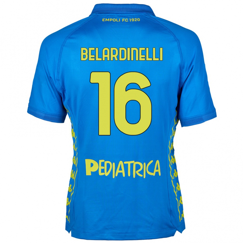 Kandiny Damen Luca Belardinelli #16 Blau Heimtrikot Trikot 2024/25 T-Shirt