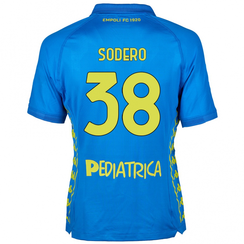 Kandiny Damen Andrea Sodero #38 Blau Heimtrikot Trikot 2024/25 T-Shirt