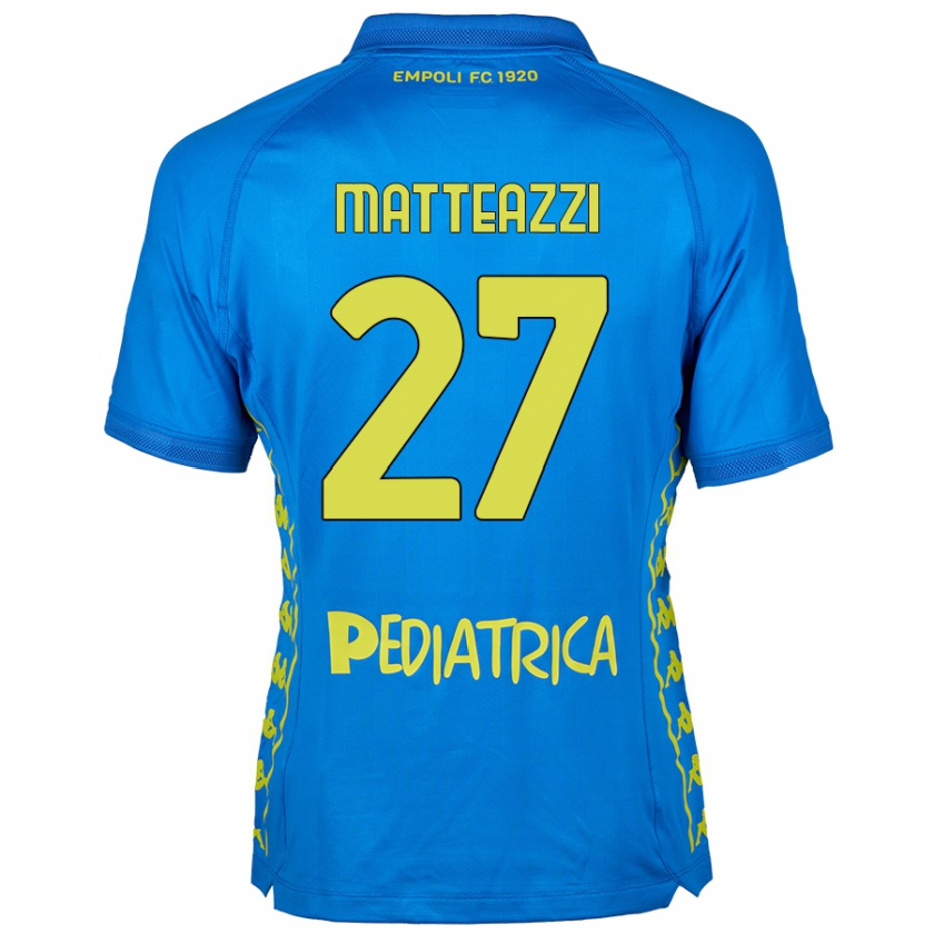 Kandiny Damen Ernesto Matteazzi #27 Blau Heimtrikot Trikot 2024/25 T-Shirt