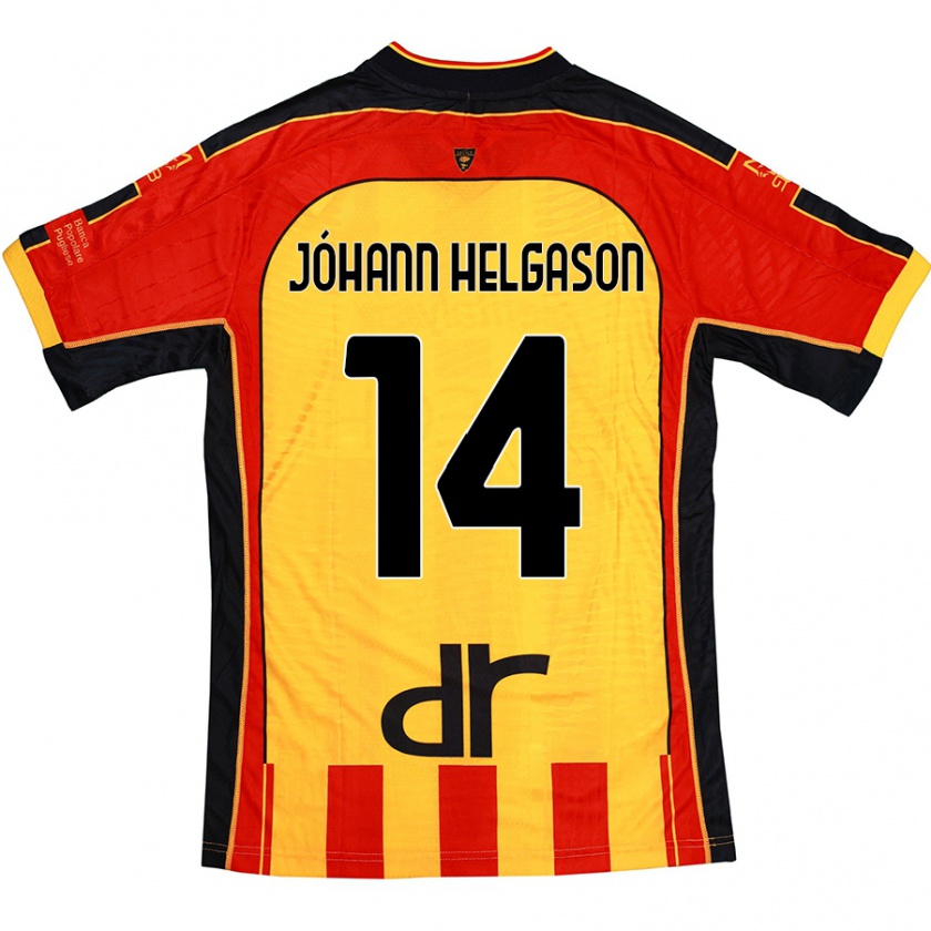 Kandiny Damen Thórir Jóhann Helgason #14 Gelb Rot Heimtrikot Trikot 2024/25 T-Shirt