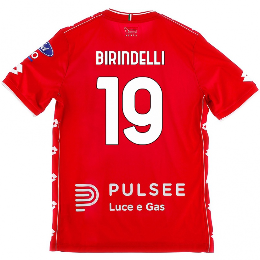 Kandiny Damen Samuele Birindelli #19 Rot Weiß Heimtrikot Trikot 2024/25 T-Shirt