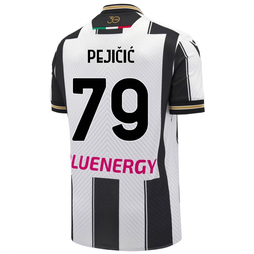 Kandiny Damen David Pejičić #79 Weiß Schwarz Heimtrikot Trikot 2024/25 T-Shirt