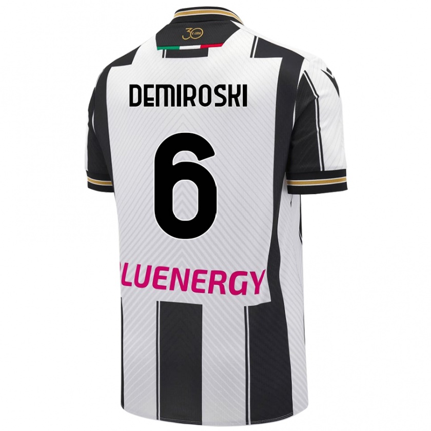 Kandiny Damen Shenol Demiroski #6 Weiß Schwarz Heimtrikot Trikot 2024/25 T-Shirt