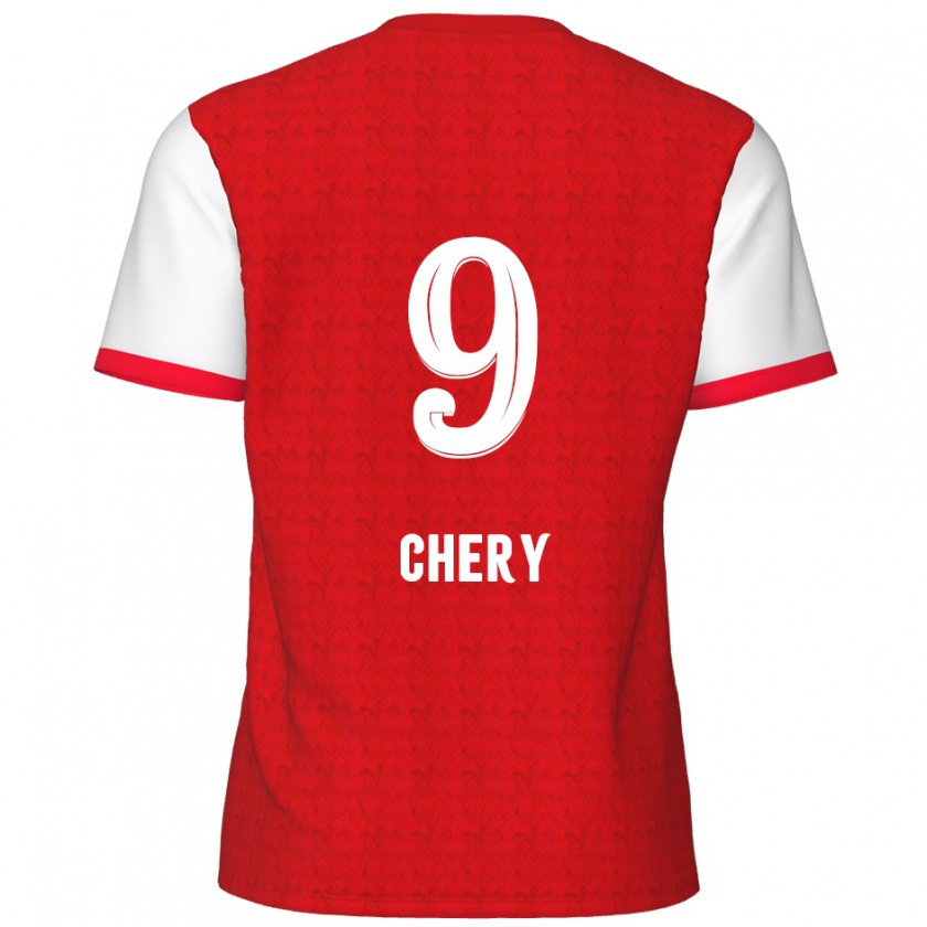 Kandiny Damen Tjaronn Chery #9 Rot Weiß Heimtrikot Trikot 2024/25 T-Shirt