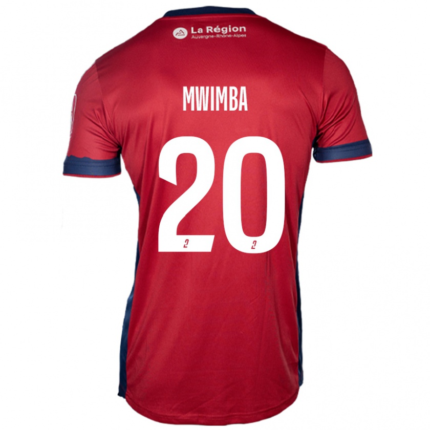 Kandiny Damen Josué Mwimba Isala #20 Hellburgunderrot Heimtrikot Trikot 2024/25 T-Shirt