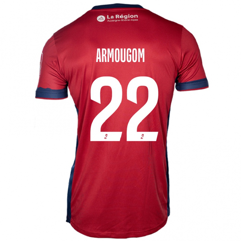 Kandiny Damen Yoël Armougom #22 Hellburgunderrot Heimtrikot Trikot 2024/25 T-Shirt