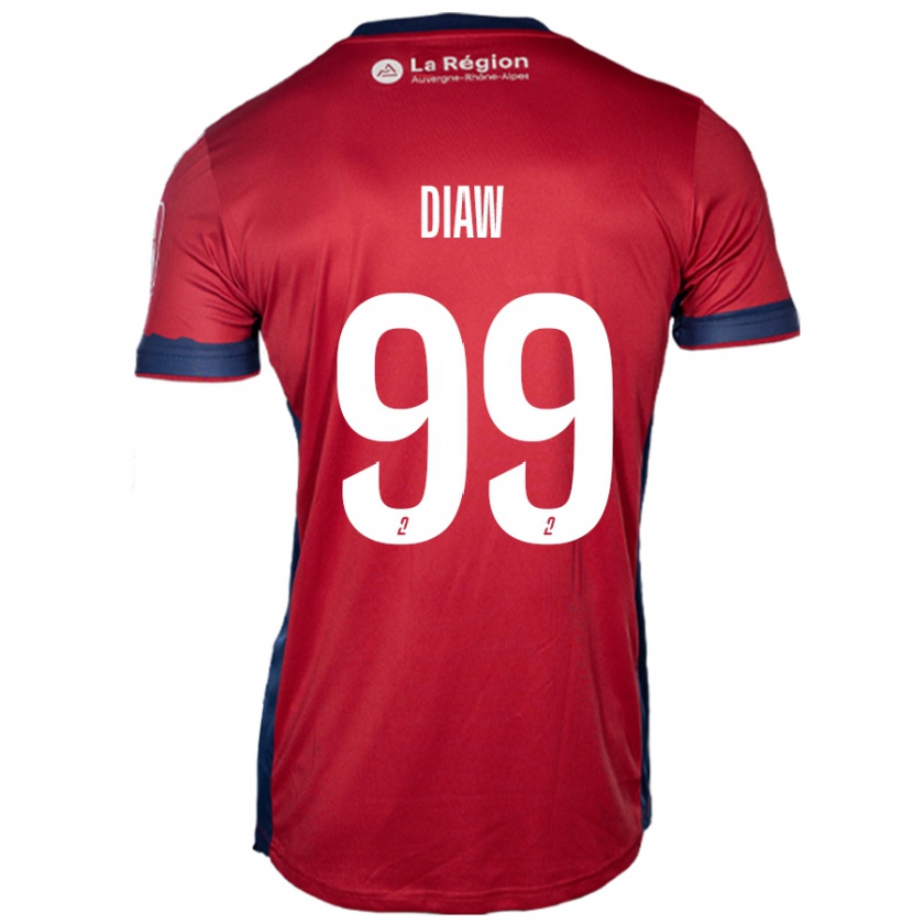 Kandiny Damen Mory Diaw #99 Hellburgunderrot Heimtrikot Trikot 2024/25 T-Shirt