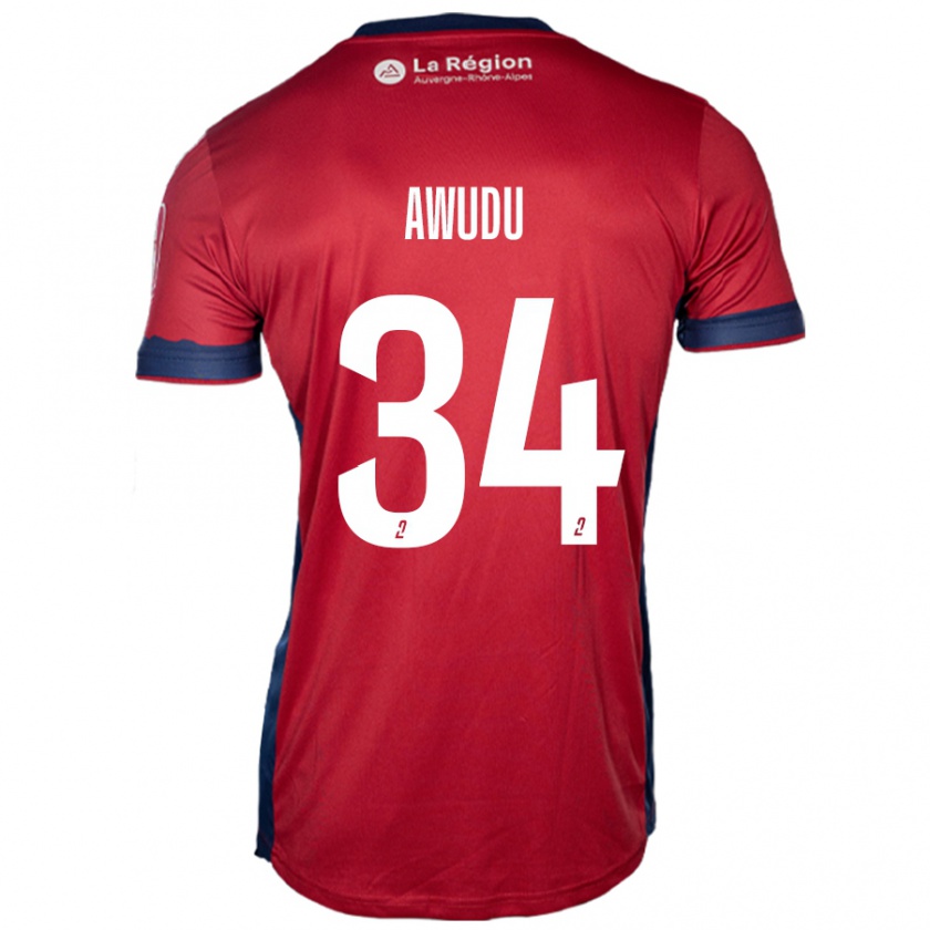 Kandiny Damen Sumaila Awudu #34 Hellburgunderrot Heimtrikot Trikot 2024/25 T-Shirt