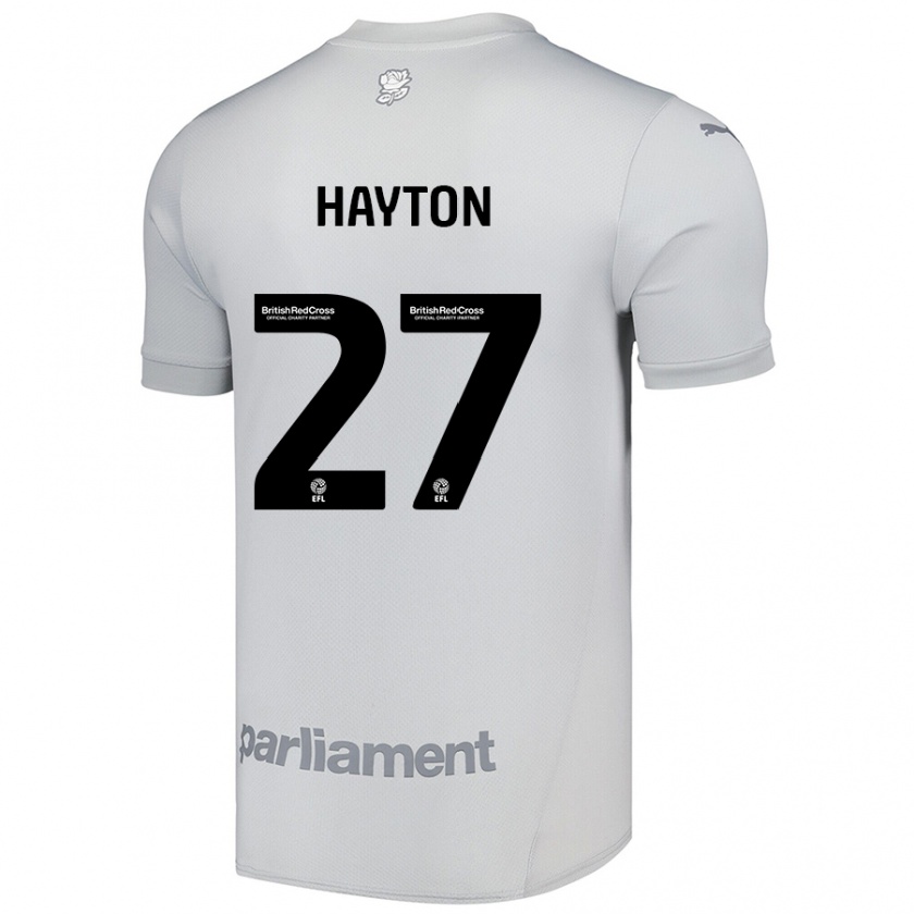 Kandiny Damen Adam Hayton #27 Silbergrau Auswärtstrikot Trikot 2024/25 T-Shirt