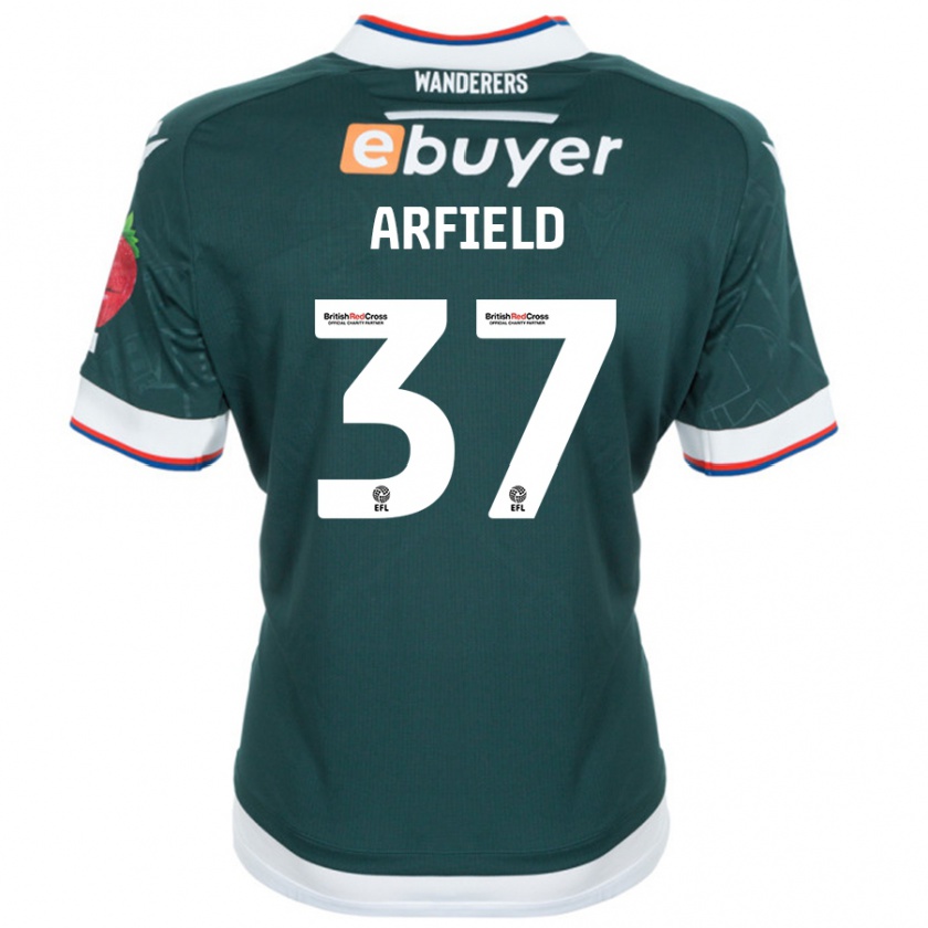 Kandiny Damen Scott Arfield #37 Dunkelgrün Auswärtstrikot Trikot 2024/25 T-Shirt