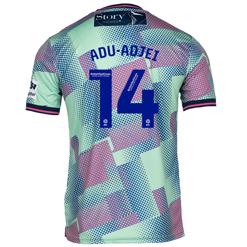 Kandiny Damen Daniel Adu-Adjei #14 Grün Auswärtstrikot Trikot 2024/25 T-Shirt