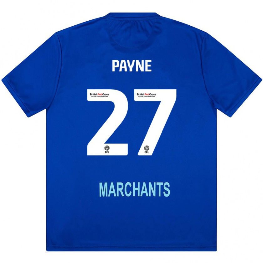 Kandiny Damen Lewis Payne #27 Grün Auswärtstrikot Trikot 2024/25 T-Shirt