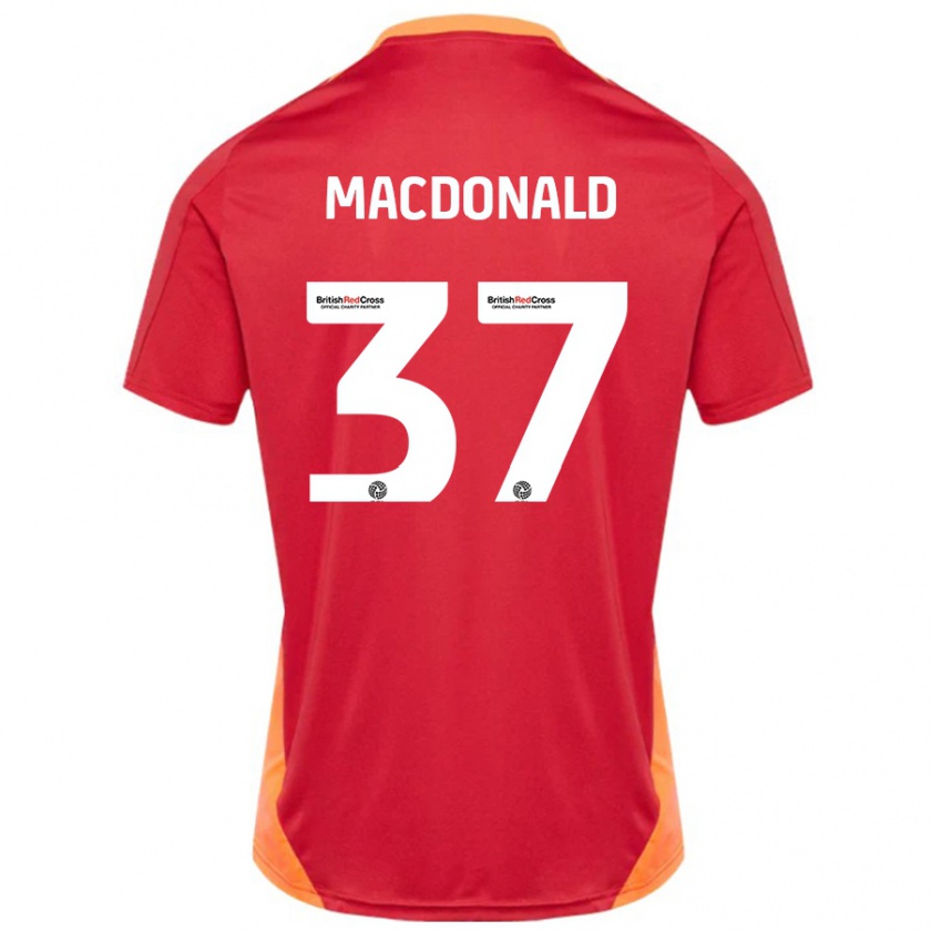 Kandiny Damen Shaun Macdonald #37 Blau Cremeweiß Auswärtstrikot Trikot 2024/25 T-Shirt