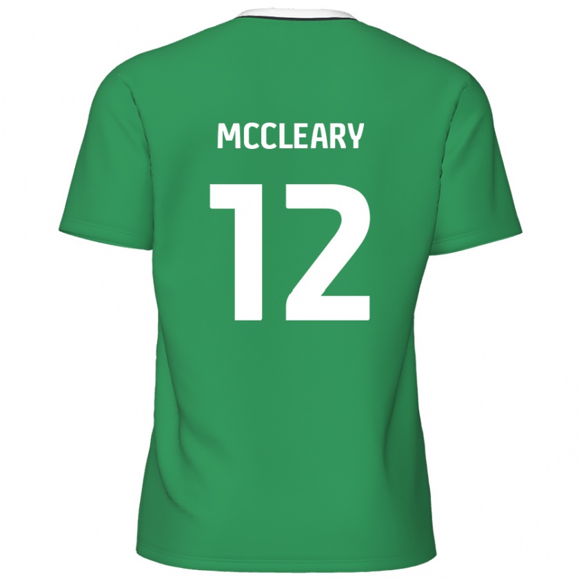 Kandiny Damen Garath Mccleary #12 Grün Weiße Streifen Auswärtstrikot Trikot 2024/25 T-Shirt