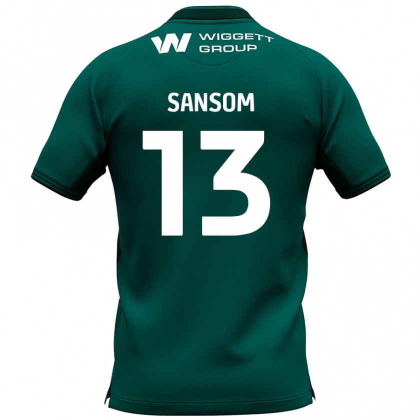 Kandiny Damen Chloe Sansom #13 Grün Auswärtstrikot Trikot 2024/25 T-Shirt