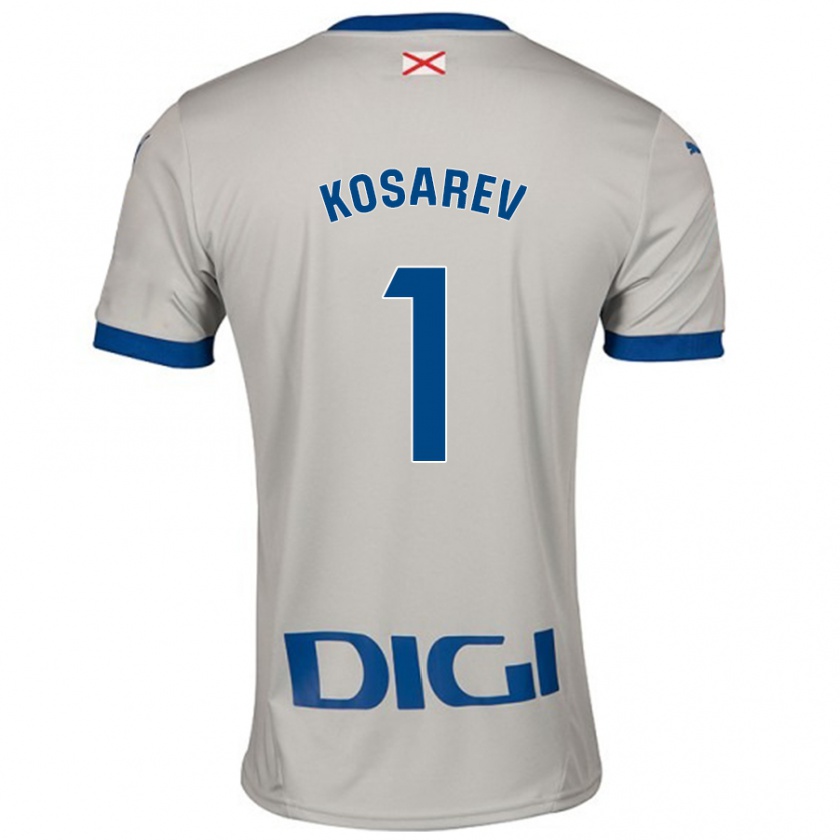 Kandiny Damen Oleksandr Kosarev #1 Hellgrau Auswärtstrikot Trikot 2024/25 T-Shirt