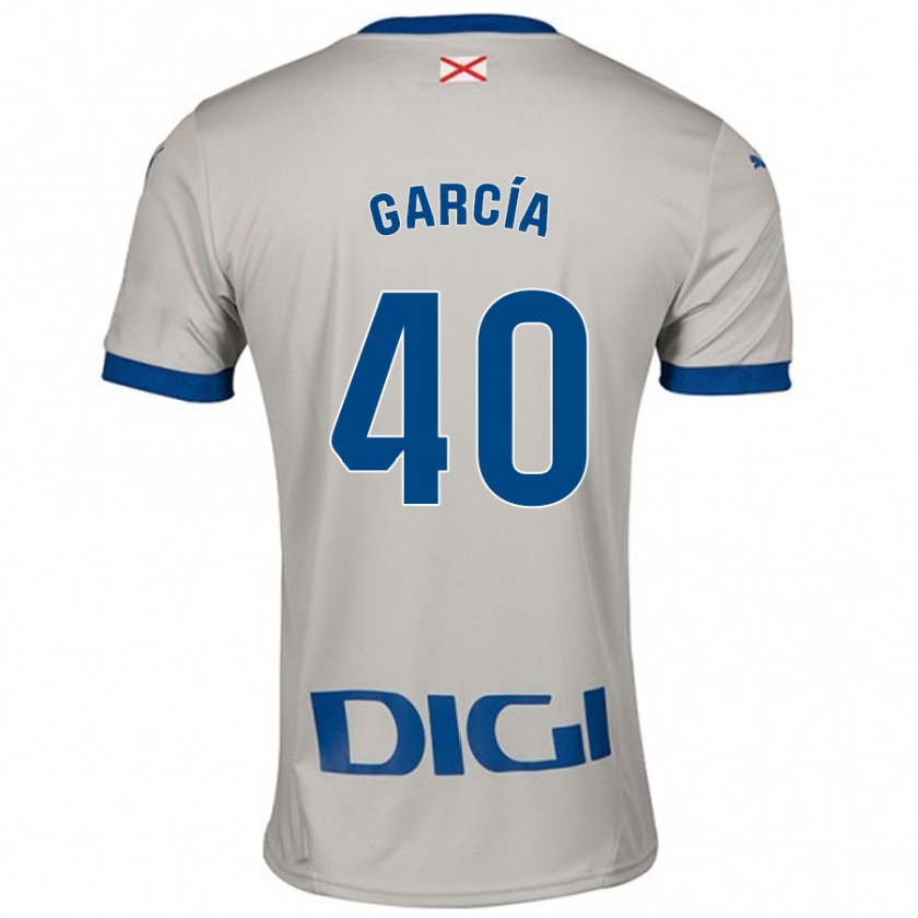 Kandiny Damen Álvaro García #40 Hellgrau Auswärtstrikot Trikot 2024/25 T-Shirt