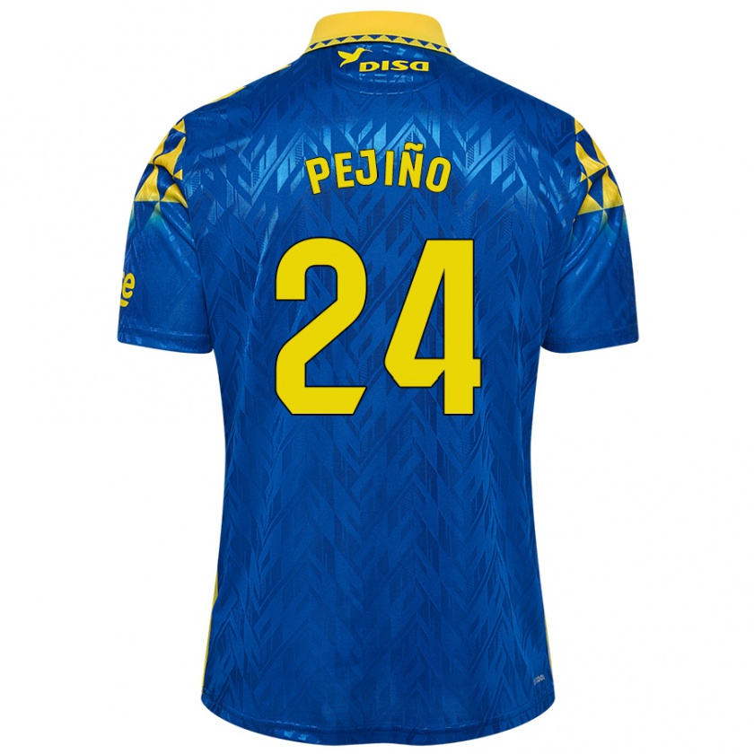 Kandiny Damen Pejiño #24 Blau Gelb Auswärtstrikot Trikot 2024/25 T-Shirt