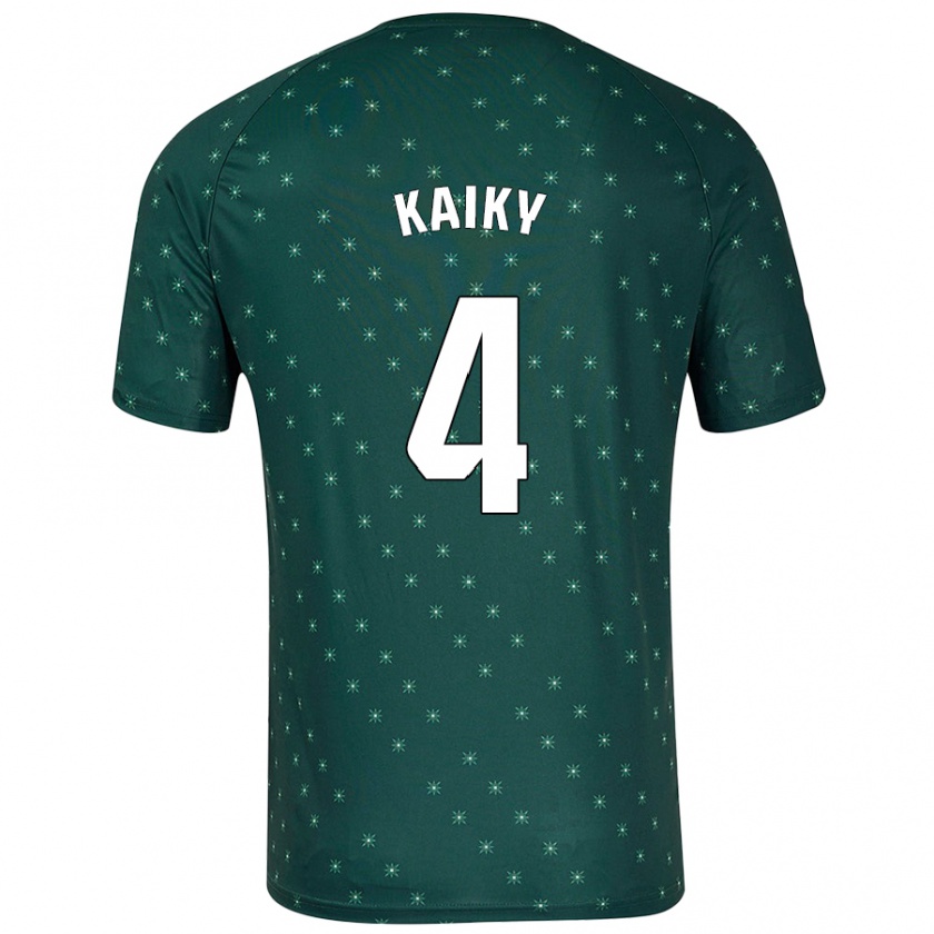 Kandiny Damen Kaiky #4 Dunkelgrün Auswärtstrikot Trikot 2024/25 T-Shirt