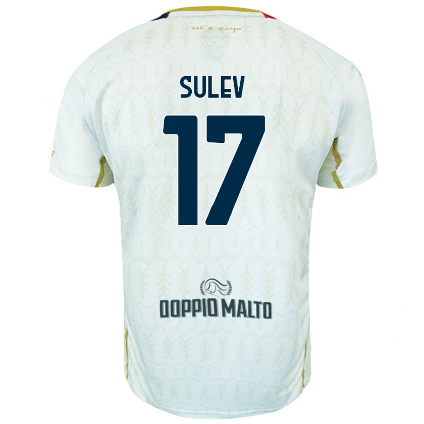 Kandiny Damen Ivan Sulev #17 Weiß Auswärtstrikot Trikot 2024/25 T-Shirt