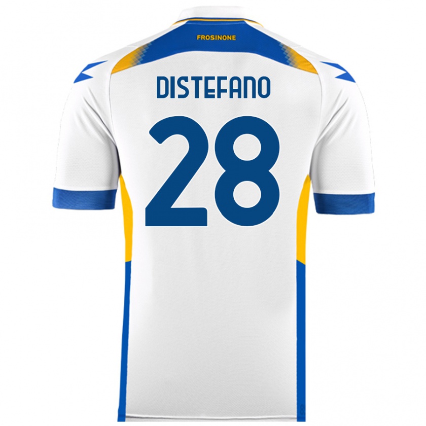 Kandiny Damen Filippo Distefano #28 Weiß Auswärtstrikot Trikot 2024/25 T-Shirt