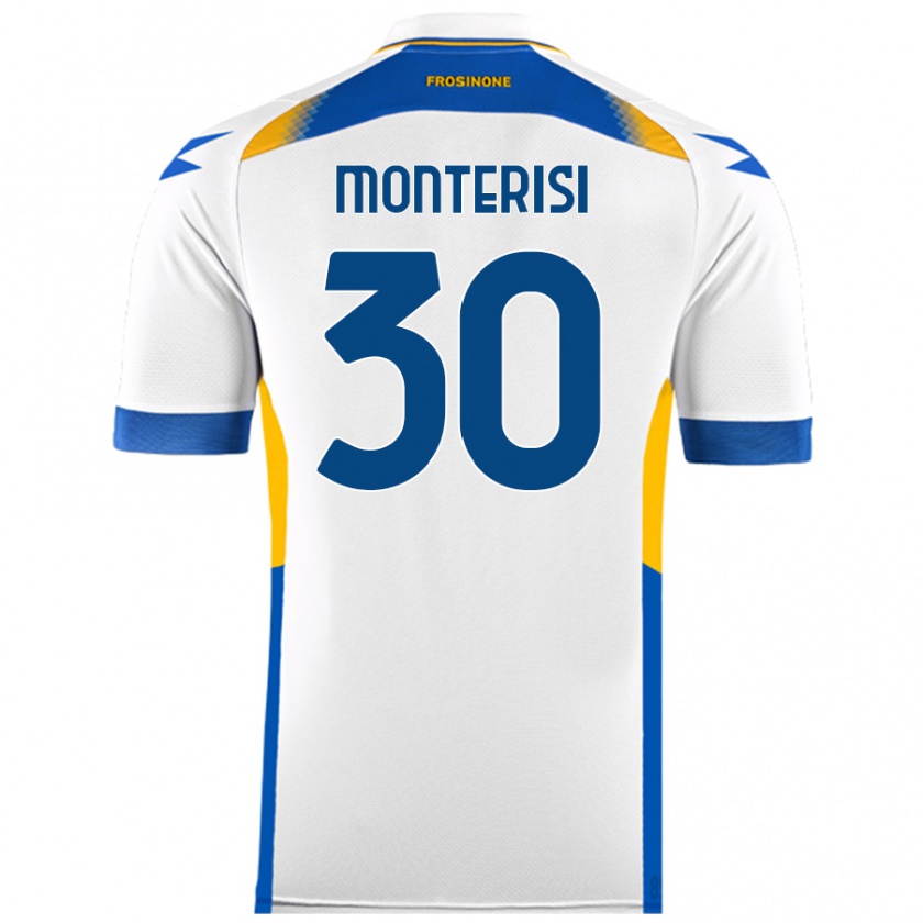 Kandiny Damen Ilario Monterisi #30 Weiß Auswärtstrikot Trikot 2024/25 T-Shirt