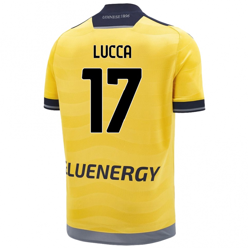 Kandiny Damen Lorenzo Lucca #17 Golden Auswärtstrikot Trikot 2024/25 T-Shirt