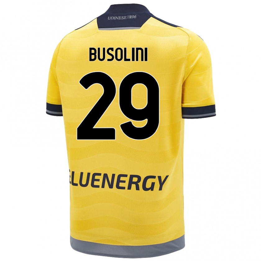 Kandiny Damen Alessandro Busolini #29 Golden Auswärtstrikot Trikot 2024/25 T-Shirt