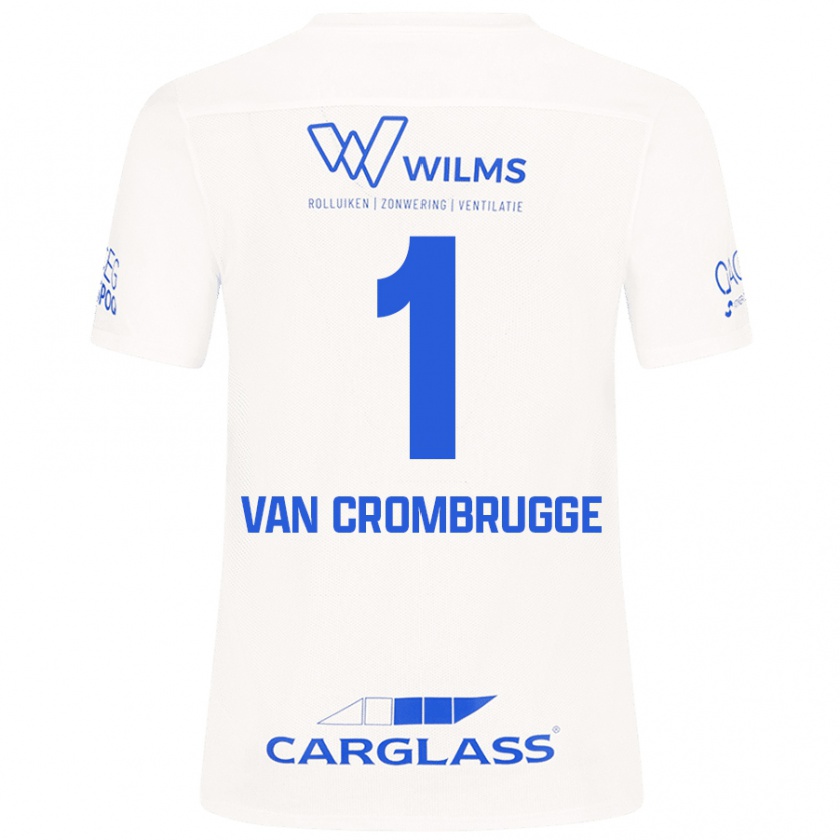 Kandiny Damen Hendrik Van Crombrugge #1 Weiß Auswärtstrikot Trikot 2024/25 T-Shirt