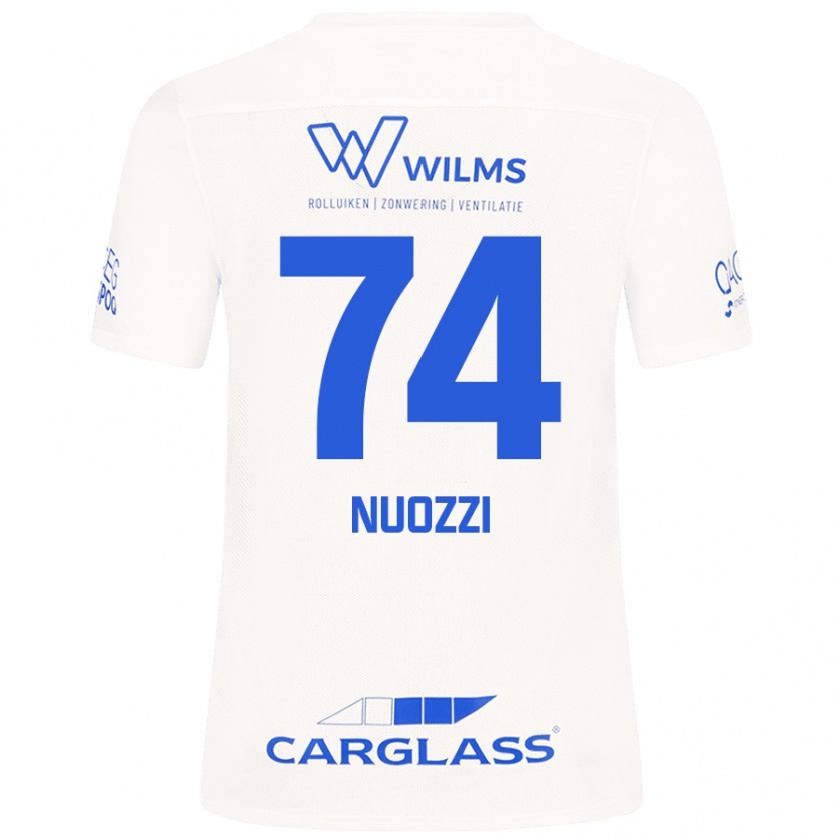 Kandiny Damen Cédric Nuozzi #74 Weiß Auswärtstrikot Trikot 2024/25 T-Shirt