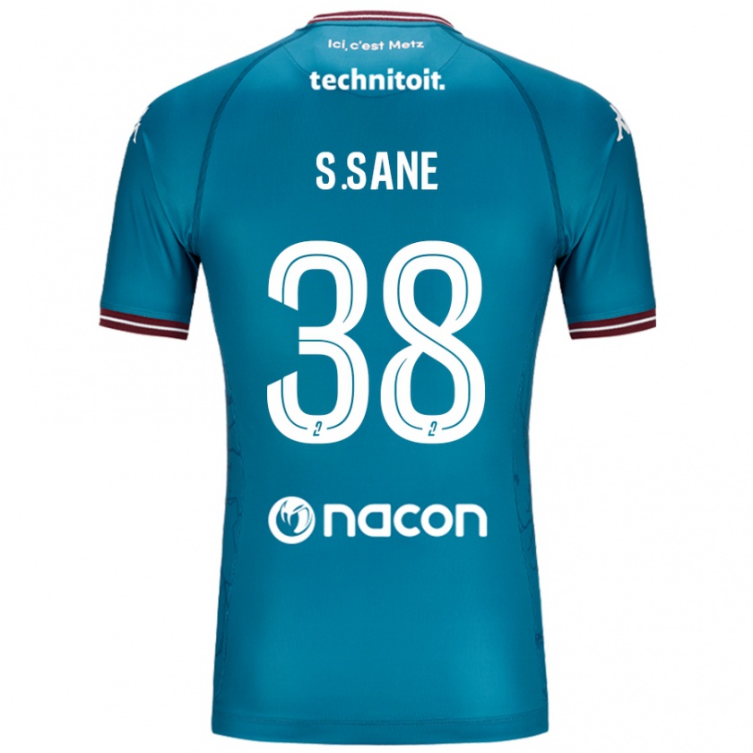 Kandiny Damen Sadibou Sané #38 Blau Petrol Auswärtstrikot Trikot 2024/25 T-Shirt