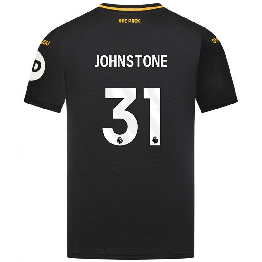 Kandiny Kinder Sam Johnstone #31 Schwarz Auswärtstrikot Trikot 2024/25 T-Shirt